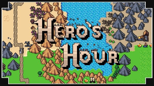 Promo artwork for Hero's Hour, courtesy of Goblinz Publishing.