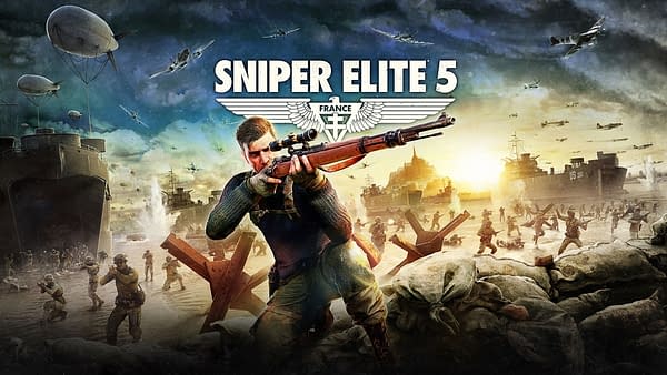 The official final artwork for Sniper Elite 5, courtesy of Rebellion Developments.