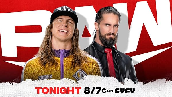 Riddle to Compete Twice on WWE Raw Tonight