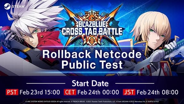 BlazBlue: Cross Tag Battle Will Be Getting Rollback Netcode Support