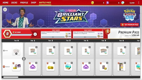 Pokémon TCG Live graphic. Credit: TPCI