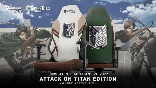 Secretlab Reveals New Attack On Titan Gaming Chair & Wipes