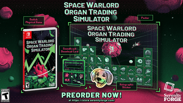 Space Warlord Organ Trading Simulator Will Get A Physical Release