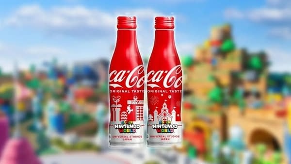 Super Nintendo World To Sell Anniversary Coca-Cola Slim Bottles
