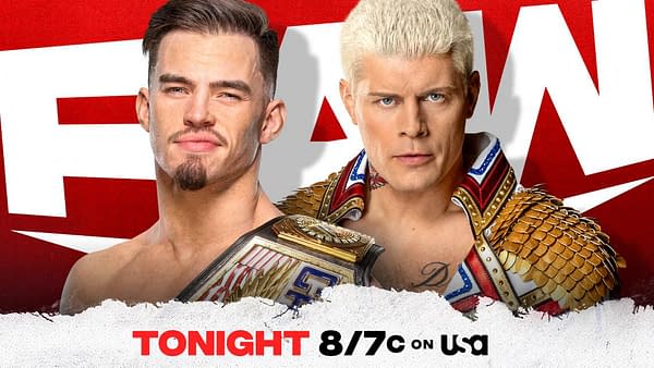 Cody Rhodes vs. Austin Theory US Title Match Set for WWE Raw