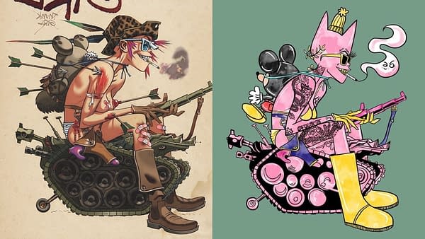 Pink Cat Fight At TCAF - Toronto Comic Art Festival