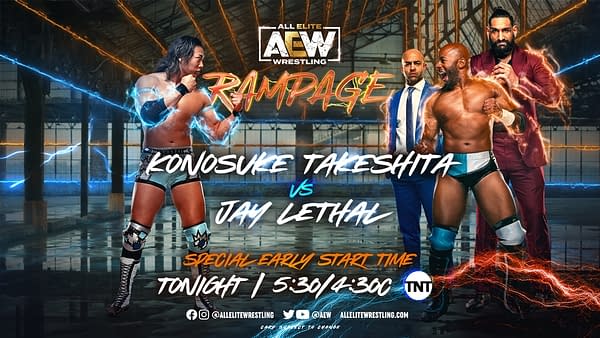Preview for AEW Rampage Airing at Special Early Start Time