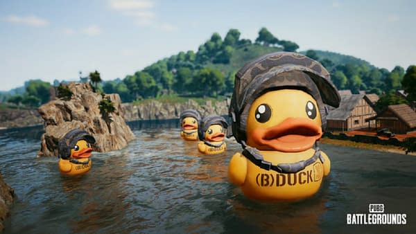 Did you know there's a B.Duck collab happening in PUBG: Battlegrounds? We didn't until now! Courtesy of Krafton Inc.