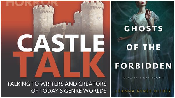 Castle Talk logo and Ghosts of the Forbidden cover used with permission