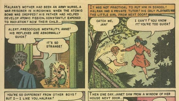 Strange Worlds #7 featuring a Children of the Atom inspired mutant (Avon, 1952)