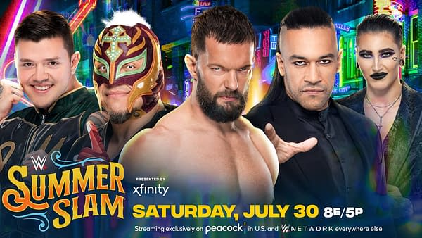 WWE SummerSlam Match Graphic: The Mysterios vs Judgment Day