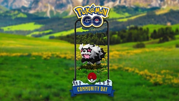 Galarian Zigzagoon Community Day graphic in Pokémon GO. Credit: Niantic