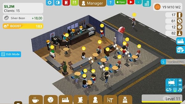 Coffee Shop Tycoon Releases Major Update With Economy Revamp