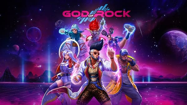 Promo art for God Of Rock, courtesy of Modus Games.