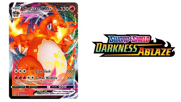 Darkness Ablaze logo. Credit: Pokémon TCG