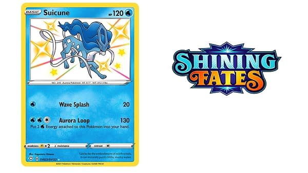 Shining Fates card and logo. Credit: Pokémon TCG