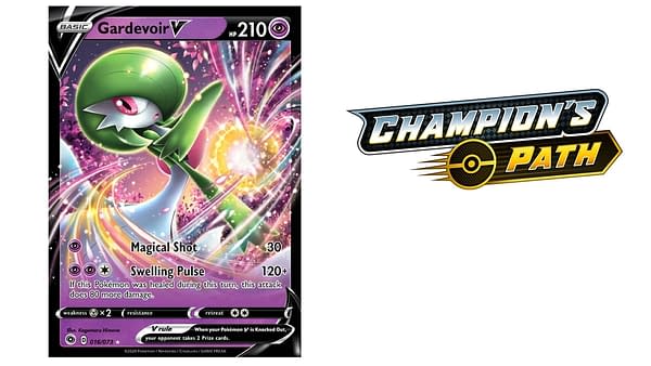 Champion's Path card and logo. Credit: Pokémon TCG