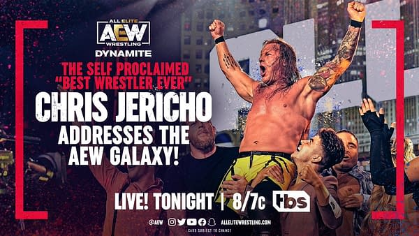 Chris Jericho to Address "AEW Galaxy" on Dynamite Tonight