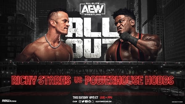 All Out promo graphic - Ricky Starks vs. Powerhouse Hobbs