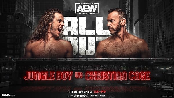 All Out promo graphic - Christian Cage vs. Jungle Boy