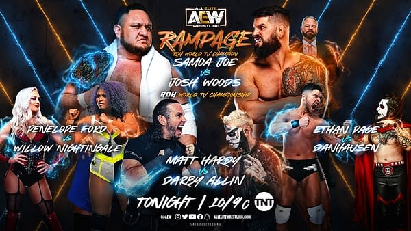 Stupid AEW Rampage promo graphic