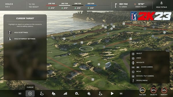 PGA Tour 2K23 Reveals New Info On Course Creation