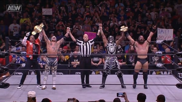 Death Triangle are crowned new AEW World Trios Champions on AEW Dynamite
