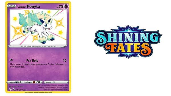 Shining Fates logo and cards. Credit: Pokémon TCG