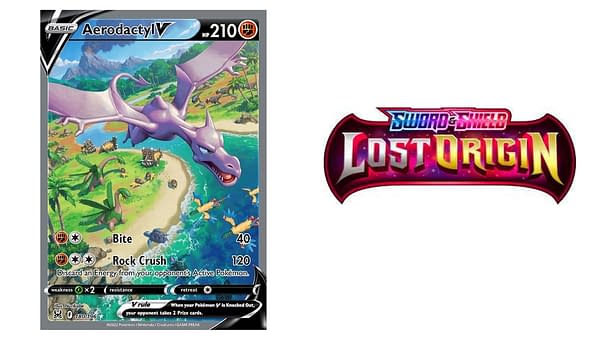 Lost Origin logo and card. Credit: Pokémon TCG