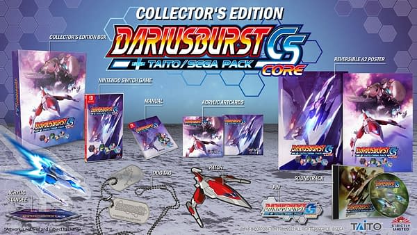 Dariusburst CS Core + Taito/SEGA Pack To Get Switch Physical Edition