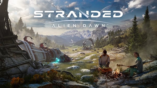 Promo art for Stranded: Alien Dawn , courtesy of Frontier Foundry.