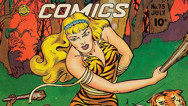 Fight Comics #75 featuring Tiger Girl (Fiction House, 1951)