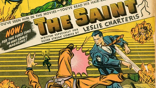 Silver Streak Comics #18 (Lev Gleason, 1942) featuring The Saint.