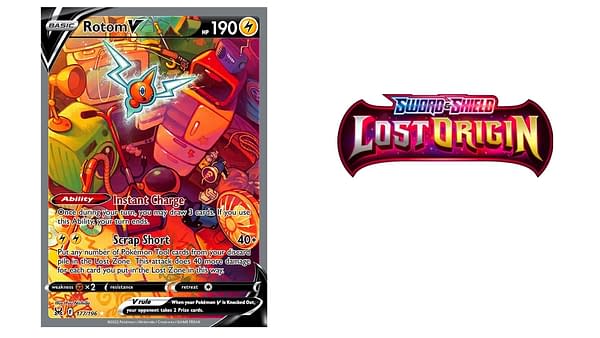 Lost Origin logo and card. Credit: Pokémon TCG