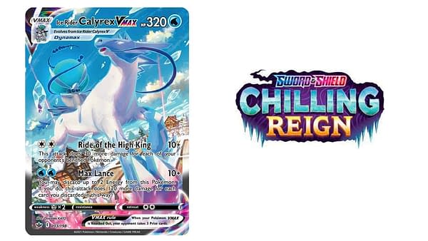 Chilling Reign card and logo. Credit: Pokémon TCG