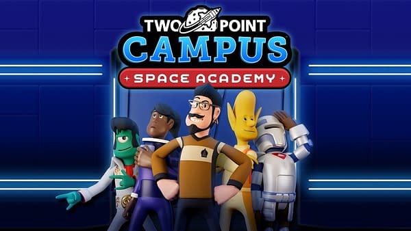 Promo art for Two Point Campus: Space Academy, courtesy of SEGA.