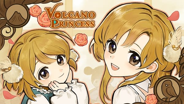 Promo art for Volcano Princess, courtesy of Gamera Games.