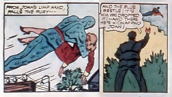 Mystery Men Comics #28 (Fox, 1941) featuring Blue Beetle.