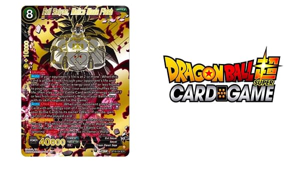 Fighter's Ambition logo and card. Credit: Dragon Ball Super Card Game
