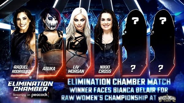 WWE Elimination Chamber promo graphic