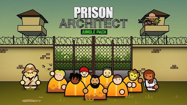 Promo art for Prison Architect: Jungle Pack, courtesy of Paradox Interactive.