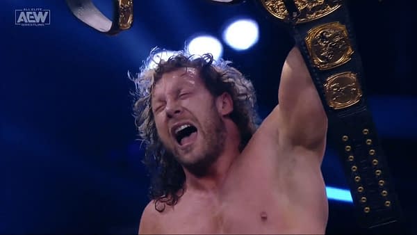 Kenny Omega wins the AEW World Trios Championships with The Elite on AEW Dynamite