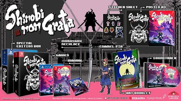 Strictly Limited Games Opens Pre-Orders For Shinobi Non Grata