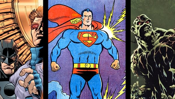 The Authority, Superman and Swamp Thing from DC Comics.