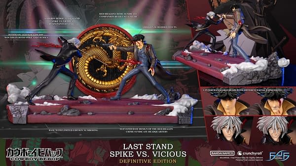 Cowboy Bebop Comes to First 4 Figures with Spike vs. Vicious Statue