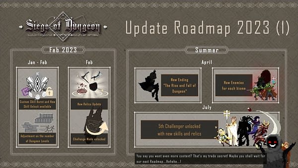 Siege Of Dungeon Receives Roadmap Notes While in Early Access