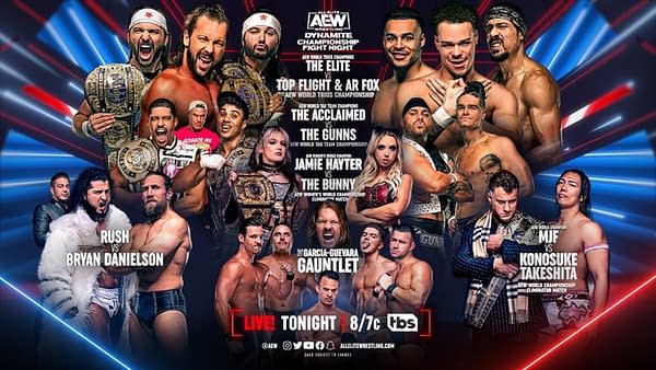 AEW Dynamite Championship Fight Night promo graphic