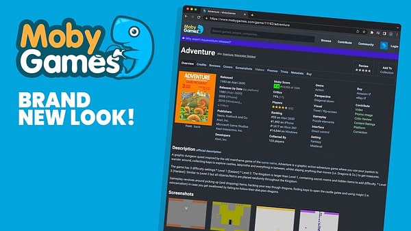 Atari Relaunches The Fully Rebuilt & Optimized MobyGames Website