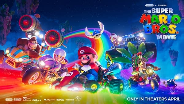 New Poster For The Super Mario Bros. Movie Features Rainbow Road