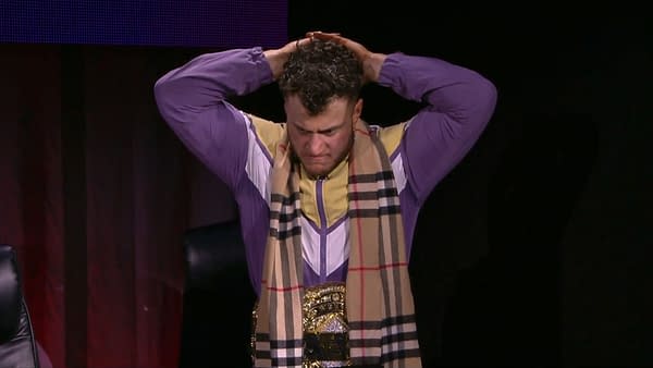 MJF reacts to learning Bryan Danielson earned his shot at the AEW Championship at Revolution on AEW Dynamite
